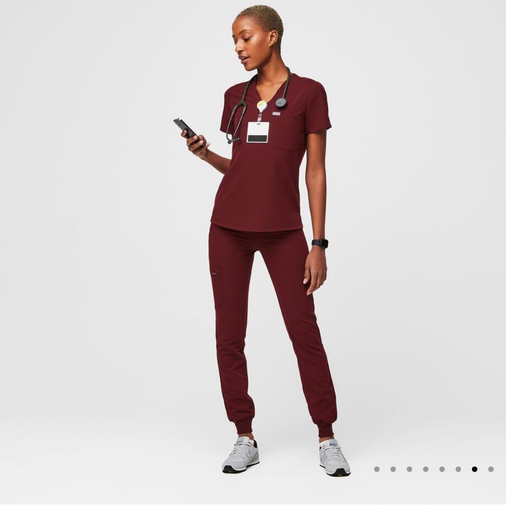 Figs high waisted scrub pants